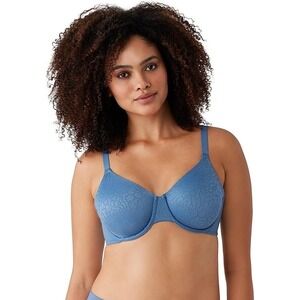Wacoal Women's Inside Job Unlined Underwire Bra- 40C - Blue Coronet‎